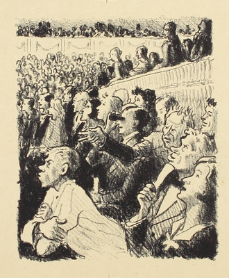 Кибрик Евгений Адольфович. Иллюстрация к книге М.М. Зощенко «Уважаемые граждане» 